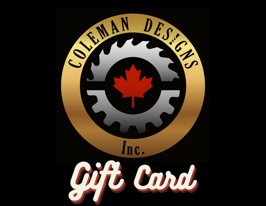 Coleman Designs Inc. Gift Card