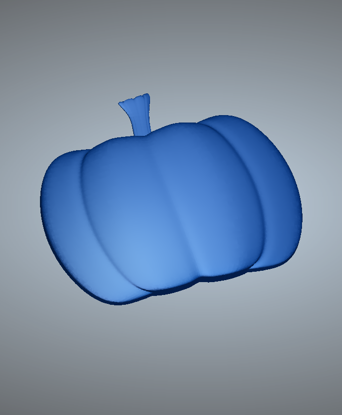 3D Pumpkin Shape