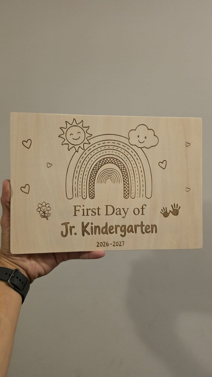 First day of school sign