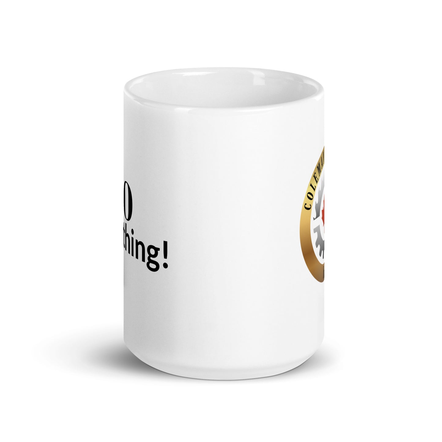 DO Something! White glossy mug